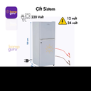 Çift Sistem Cool Life 120 Litre Beyaz Buzdolabı 12/24/220 Volt