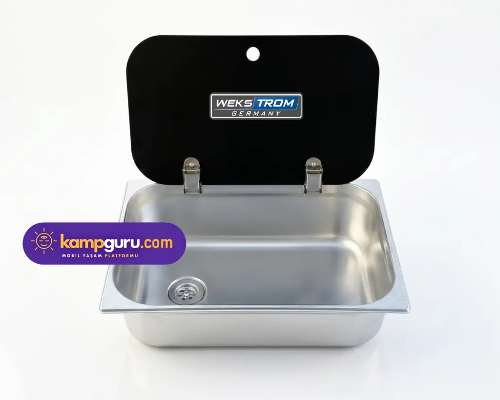 Wekstrom Marin Krom Eviye kapaklı 32x53 cm Büyük