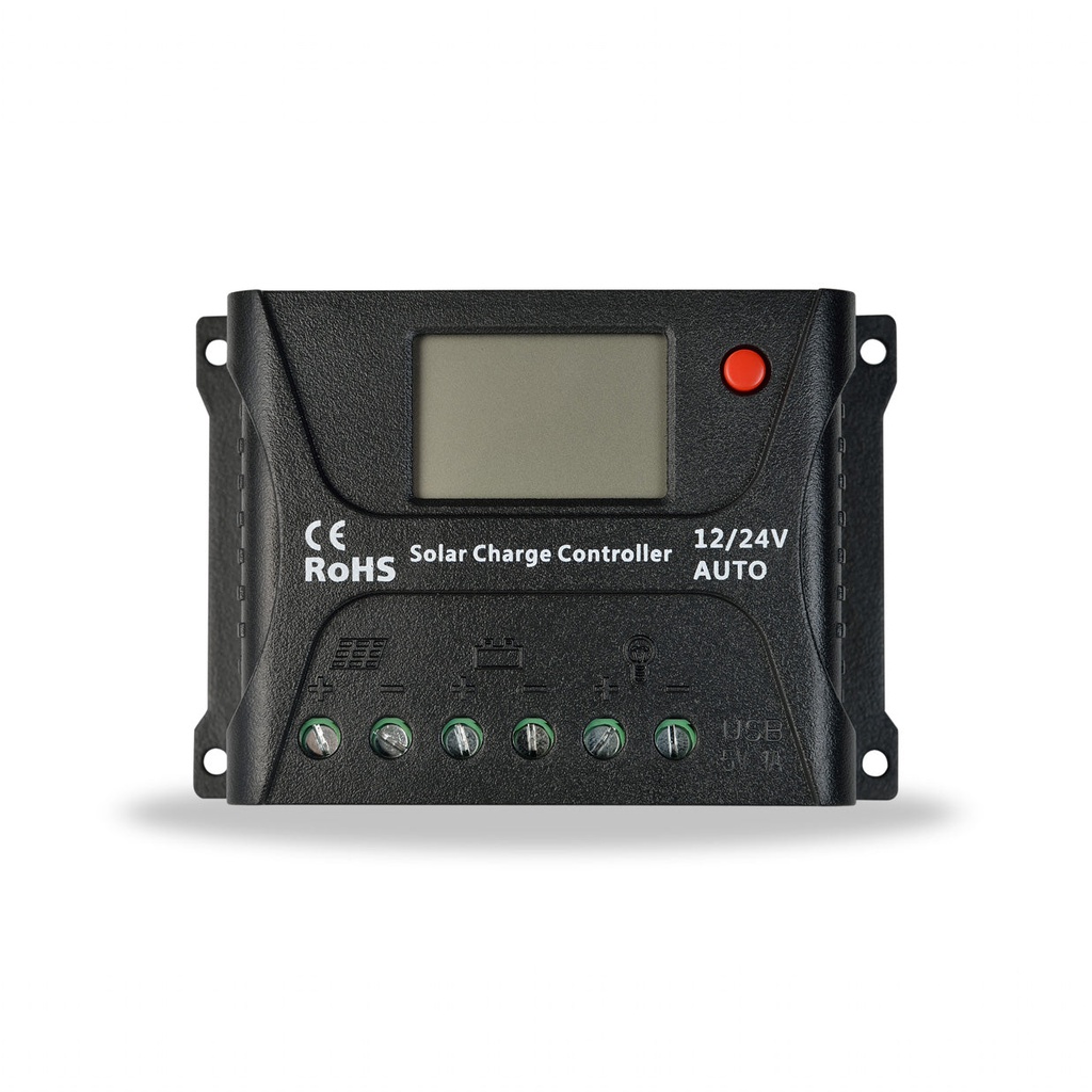 MAX HP2410 10 A 12/24 V USB PWM Akıllı Şarj Kontrol Cihazı (Regülatör)