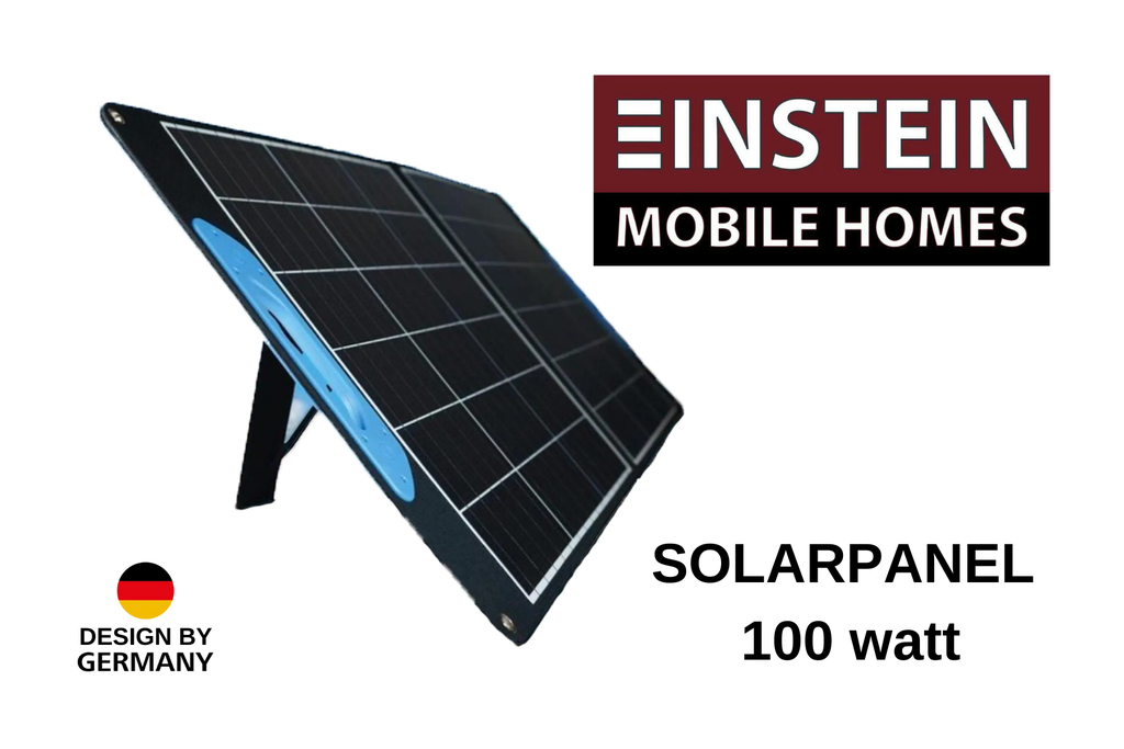 100 Watt 21,8 Volt Taşınabilir Solar Panel Einstein