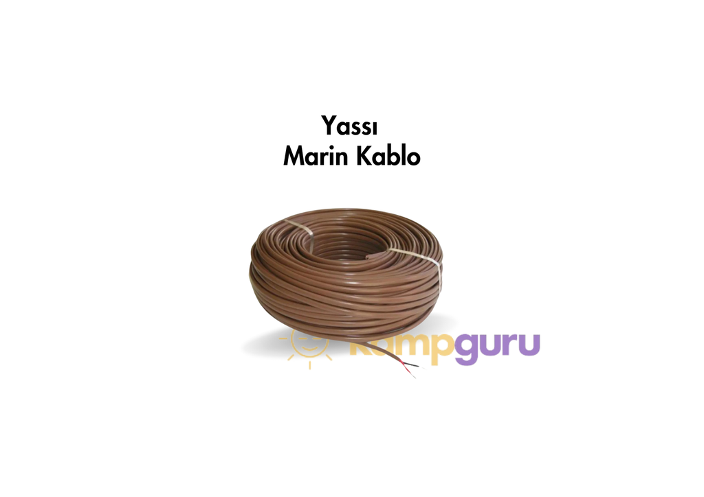 Marin Kablo 2x1,5 mm Yassı Erkab 1metre Fiyatıdır.