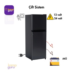 [çift.sistem.CL120] Çift Sistem Cool Life 120 Litre Buzdolabı - Siyah