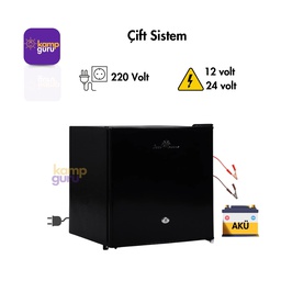 [KG- ÇİFT-CL-45-ONDEN-SYH] Çift Sistem Cool Life 45 L Siyah Buzdolabı