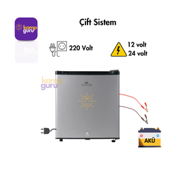 [KG- ÇİFT-CL-45-ONDEN-ANT] Çift Sistem Cool Life 45 L Antrasit Buzdolabı